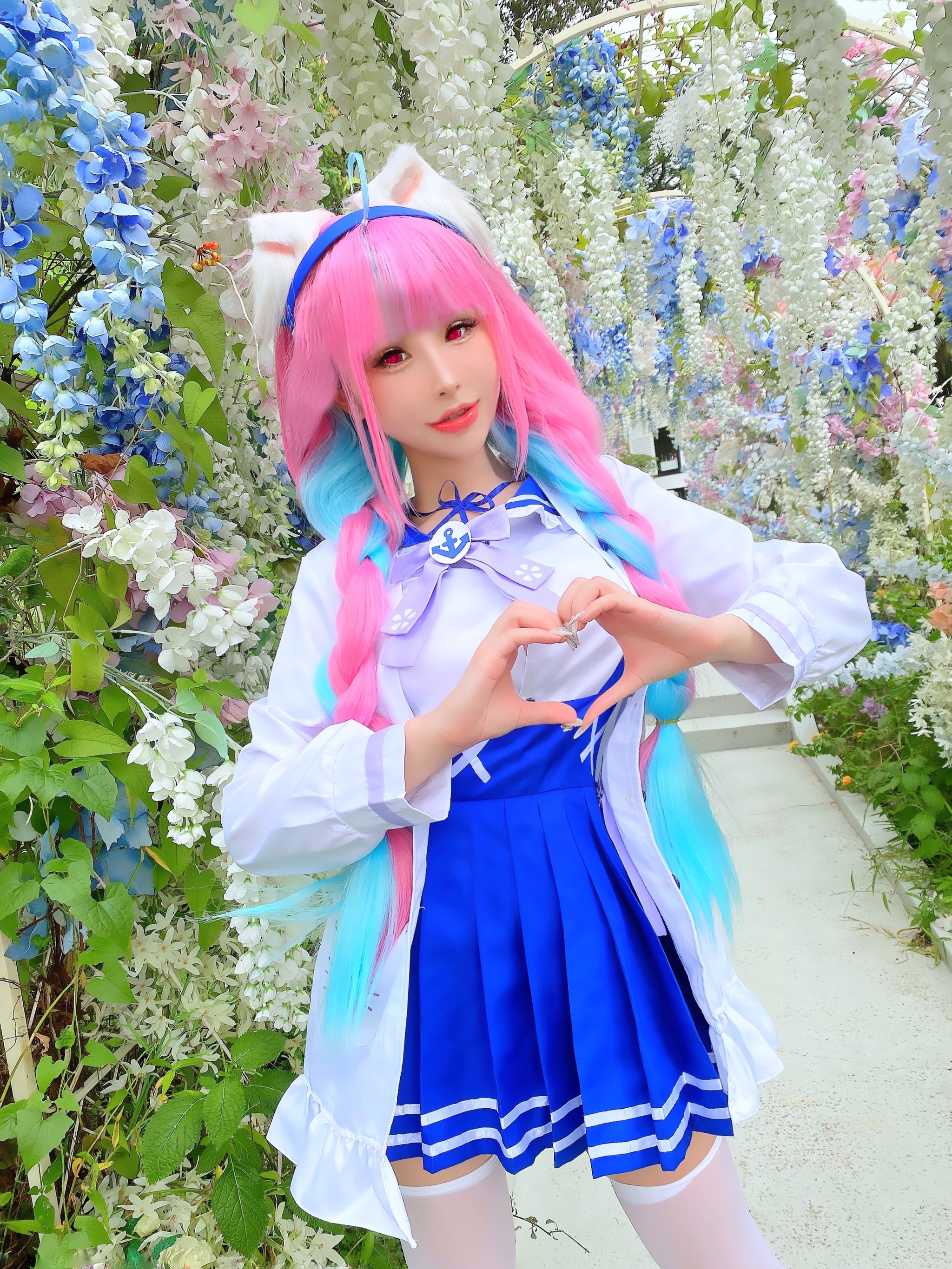 图片[1]-花リリ（Plant Lily） – NO.022 花リリ(Plant Lily) Minato Aqua [11P]-XikXak